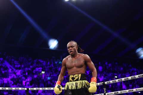 KSI denies ‘ludicrous’ claim he knocked out Joe Fournier with deliberate elbow but says he expects win to be OVERTURNED