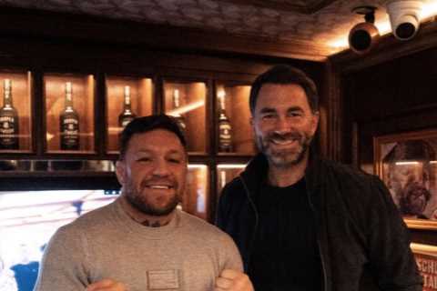 Conor McGregor left me a bit shy when I met him but now he FaceTimes telling me to get some sleep, reveals Eddie Hearn