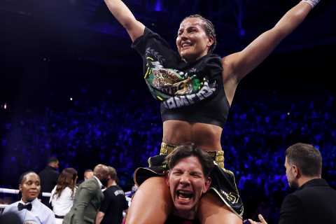 Katie Taylor suffers homecoming heartbreak in first ever loss as Chantelle Cameron beats her in front of Conor McGregor