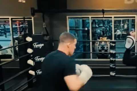 Fans fear for Nate Diaz against Jake Paul as ‘slow and loopy’ boxing training footage emerges