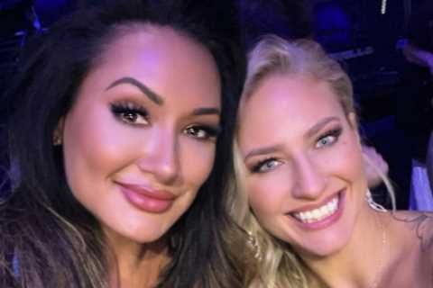 OnlyFans stunners Ebanie Bridges and Michelle Joy Phelps send fans wild with sexy pic together at Katie Taylor fight