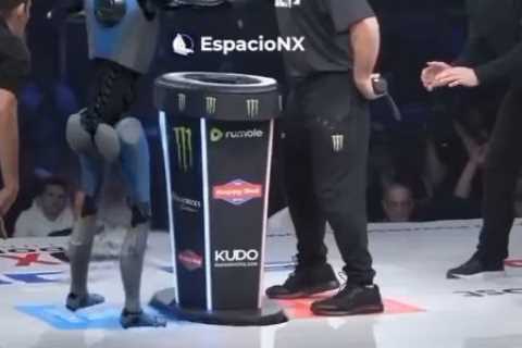 Watch Power Slap fighter get KO’d by ROBOT in bizarre video – but all is not as it seems