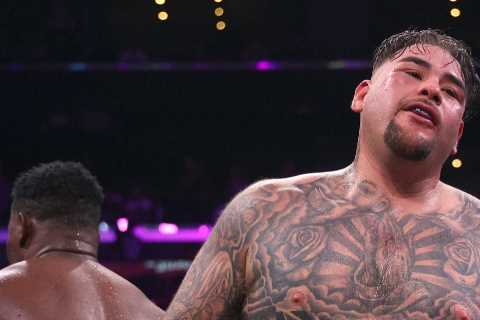 Fans stunned by Andy Ruiz Jr’s body transformation as they gasp ‘the champ is slimming down’