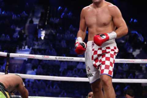 ‘Sleepy’ Anthony Joshua called out by unbeaten heavyweight rival and warned he will be ‘destroyed’
