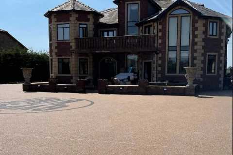 Tyson Fury gets huge Gypsy King logo embedded on driveway at his mansion as he shares amazing pictures of his home