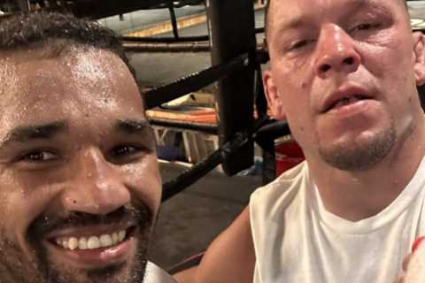 Nate Diaz looked like he was ‘DYING’ in training for Jake Paul fight as sparring partner issues worrying warning