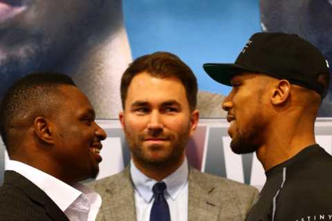 Anthony Joshua vs Dillian Whyte hanging by a thread due to ‘£10million purse demand’ as Eddie Hearn eyes alternatives