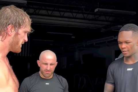 Fans spot UFC pair’s underwhelmed response to Logan Paul gifting them Prime chains as they say ‘bro thinks they care’