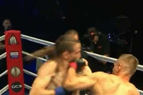 Watch bare-knuckle boxer win in brutal fashion with his ONLY punch of the fight