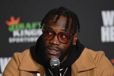 Wilder breaks silence as he tweets for first time since he was arrested after ‘gun and drugs found in Rolls-Royce’
