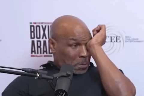 Mike Tyson breaks down in tears after emotional speech from Tyson Fury’s dad John