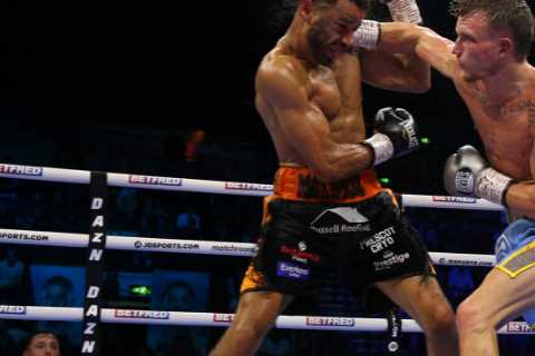 Watch boxer Dalton Smith brutally FOLD opponent Sam Maxwell ‘like a deck chair’ in stunning knockout