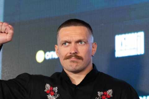Oleksandr Usyk not bothered about Tyson Fury’s world title any more as Ukrainian says ‘we just need to fight’