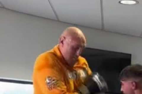Tommy Fury vs Tyson Fury sparring footage goes viral as fans convinced ex-Love Island star ‘will get KO’d by KSI’