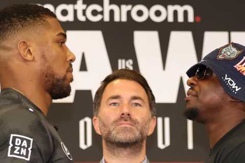 Tyson Fury’s dad John predicts winner of Anthony Joshua vs Dillian Whyte with one heavyweight getting ‘chinned’