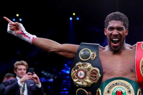 Anthony Joshua says he needs to ‘stay consistent and throw them silk pyjamas in the bin’ ahead of Dillian Whyte fight