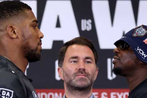 Fears Anthony Joshua will ‘run out of steam’ against Dillian Whyte as he’s branded ‘b***h’ by ex-boxing champ in feud