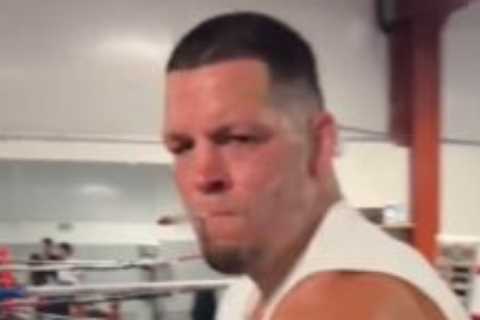 Watch Nate Diaz bizarrely SMOKE in training for Jake Paul fight as fans give brutal prediction for huge clash