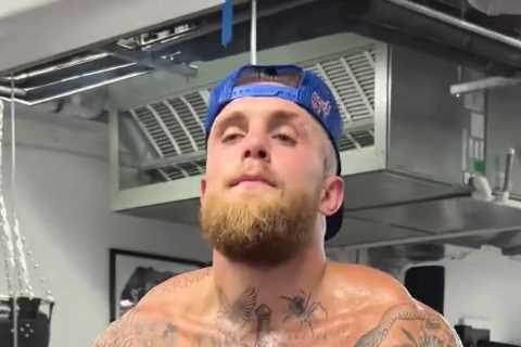 Fans in shock at Jake Paul’s stunning body transformation as he pec dances ahead of Nate Diaz fight