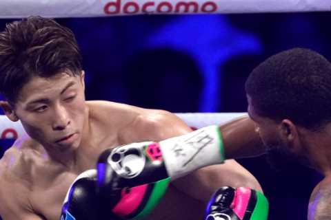 Naoya Inoue becomes four-weight world champ with BRUTAL win over Stephen Fulton as referee forced to stop fight