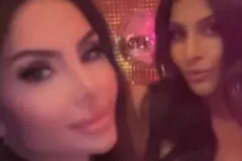 Amir Khan’s wife Faryal Makhdoom parties WITHOUT her wedding ring after sexting ‘split’ from boxer husband