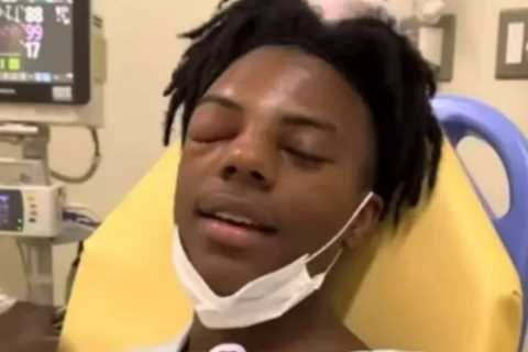 IShowSpeed sends update from hospital bed after undergoing emergency surgery on mystery eye injury as KSI shows support