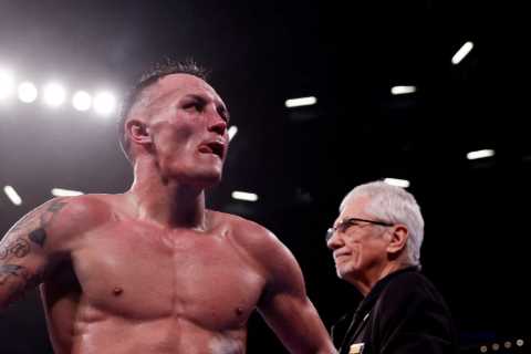 Josh Warrington ready to take anger out at being beaten in parents’ race at school sports day on Brit rival Leigh Wood