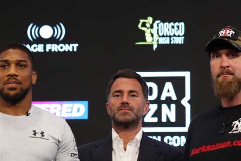 I had to cancel my family holiday to face Anthony Joshua on a week notice and my kids were fuming, says Robert Helenius