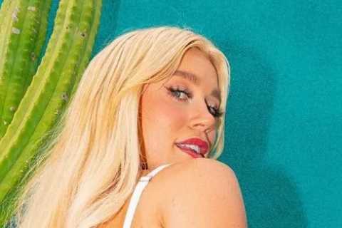 Elle Brooke hailed as 'perfect woman' in stunning display in cut-off denim shorts