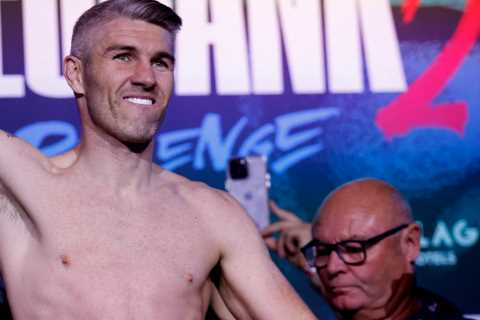 Chris Eubank Jr demands intense rematch against Liam Smith as they weigh in for grudge fight