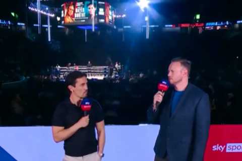 Sky Sports Reporter Anna Woolhouse Stuns Fans with Gorgeous White Dress at Liam Smith v Chris Eubank Jr Fight