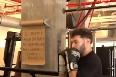 Watch Jake Paul KO Controversial Twitch Streamer Adin Ross with Brutal Barrage in Sparring Session