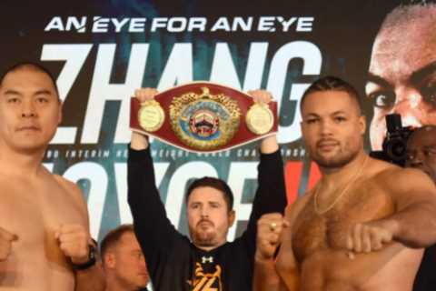 Joe Joyce's Body Transformation for Zhang Rematch