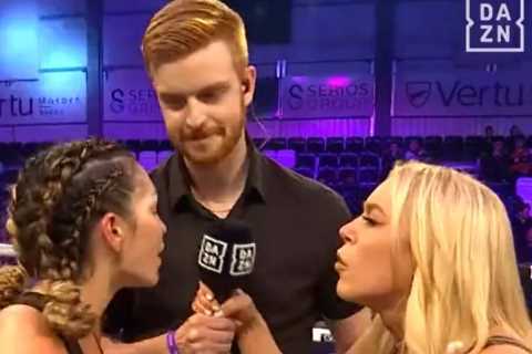 Elle Brooke Leaves Fans Disgusted as She Asks for Cup to Pee in Live on TV During Misfits Boxing Card