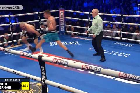 Boxer Sent FLYING Through the Ropes... Then Loses by Ridiculous Margin on Scorecards