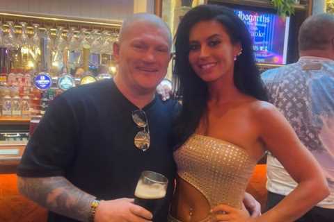 Hitman Hatton Rocks Bald Look While Partying with Stunning Sky Sports Girl