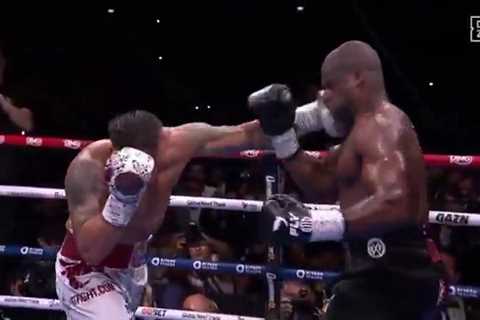 That Slow-Mo Footage of Usyk's KO is Absolutely Brutal