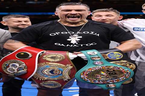 Usyk's Team Basically Tells Everyone to Chill Out (And I Don't Blame Them)